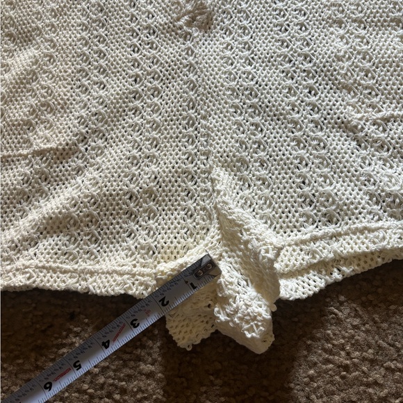 Free People Cream Textured Romper - Picture 6 of 9